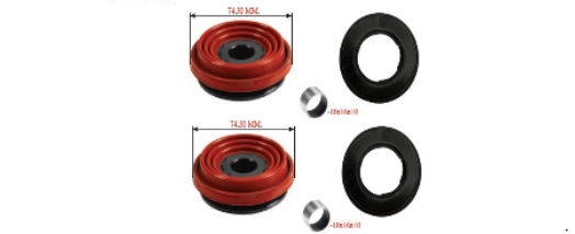 CALIPER DUST RUBBER SET
