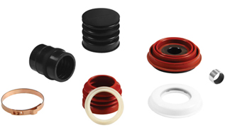 PIN SET CALIPER DUST RUBBER SET