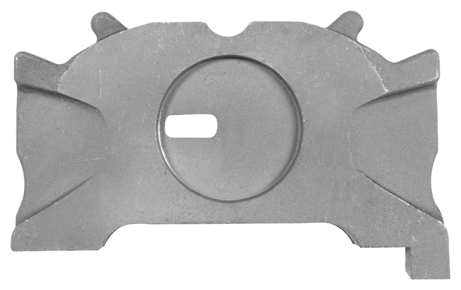 CALIPER BRAKE LINING PLATE (W/GROOVE) -R