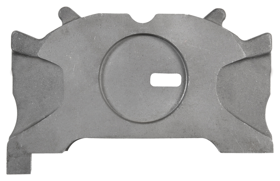 CALIPER BRAKE LINING PLATE (W/GROOVE) -L