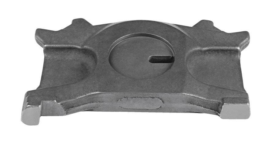 CALIPER BRAKE LINING PLATE (W/GROOVE) -L