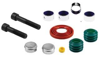 DUST RUBBER & PIN SET
