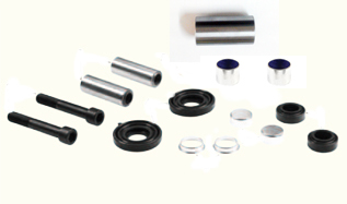 CALIPER DUST RUBBER & PIN SET