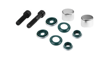 CALIPER DUST RUBBER AND BOLT SET