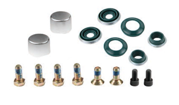 CALIPER DUST RUBBER AND BOLT SET