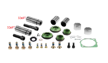 CALIPER DUST RUBBER AND PIN SET