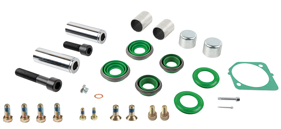 CALIPER DUST RUBBER AND PIN SET