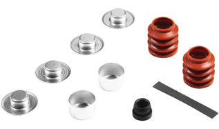 CALIPER DUST RUBBER AND CAP SET