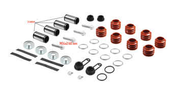 CALIPER DUST RUBBER AND PIN SET