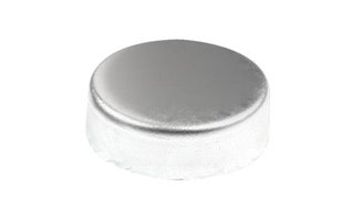 Крышка D=45x15 mm металлическая направляющей суппорта